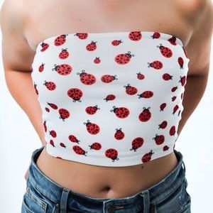 Lady Bug Tube Top